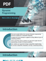 Dynamic Programming