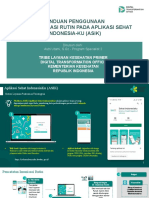 Panduan Penggunaan ASIK - Imunisasi Rutin