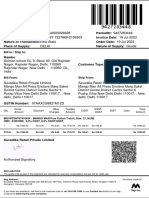 Bill To / Ship To:: Qty Gross Amount Discount Other Charges Taxable Amount CGST SGST/ Ugst Igst Cess Total Amount