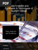 Data Analysis and Synthesis & Techniques of System