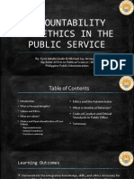ACCOUNTABILITY AND ETHICS IN THE PUBLIC SERVICE Final