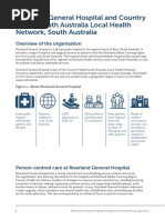 Case Study 1 Riverland General Hospital and Country Health Sa