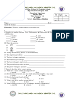 3rd Quarterly Test