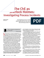 The ChE As Sherlock Holmes Investigating Process Incidents