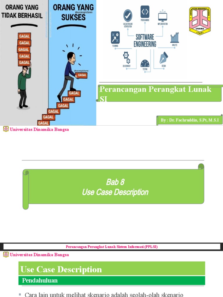 P11-Bab 8 - Use Case Description | PDF | Bisnis