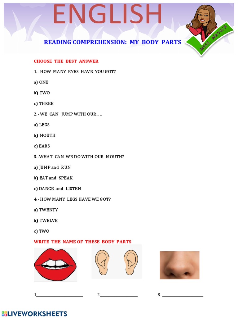 Parts of The Body | PDF