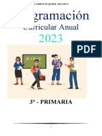 3° Grado - Planificación Curricular Anual 2023