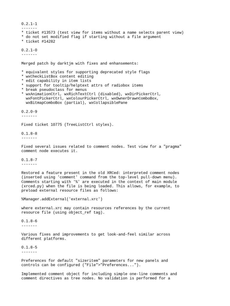 CHANGES | PDF | Computer Science | Software Development