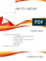 Lecture Slides - Unit 1 Labour Law