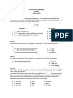 Prueba Icfes - Décimo - Inglés - Tercer Trimestre