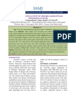 Pharmacognostical Study of Chirabilva (Holoptelea Integrifolia Planch)