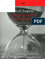 Origen y Meta de La Historia - Karl Jaspers