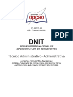 Técnico Administrativo - Administrativa DNIT
