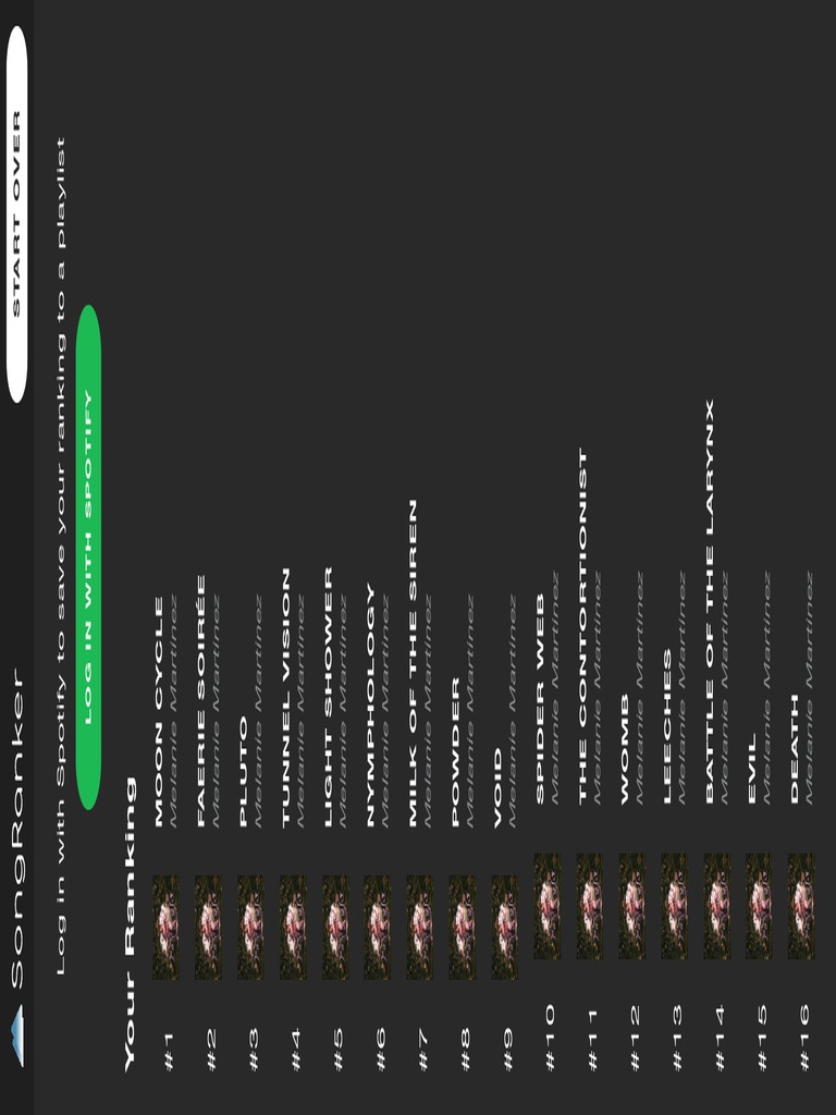 Song Ranker | PDF