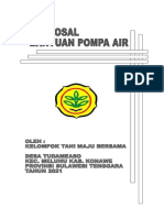 Proposal Pompa Air Maju Bersama