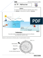 Activité TP Réfraction