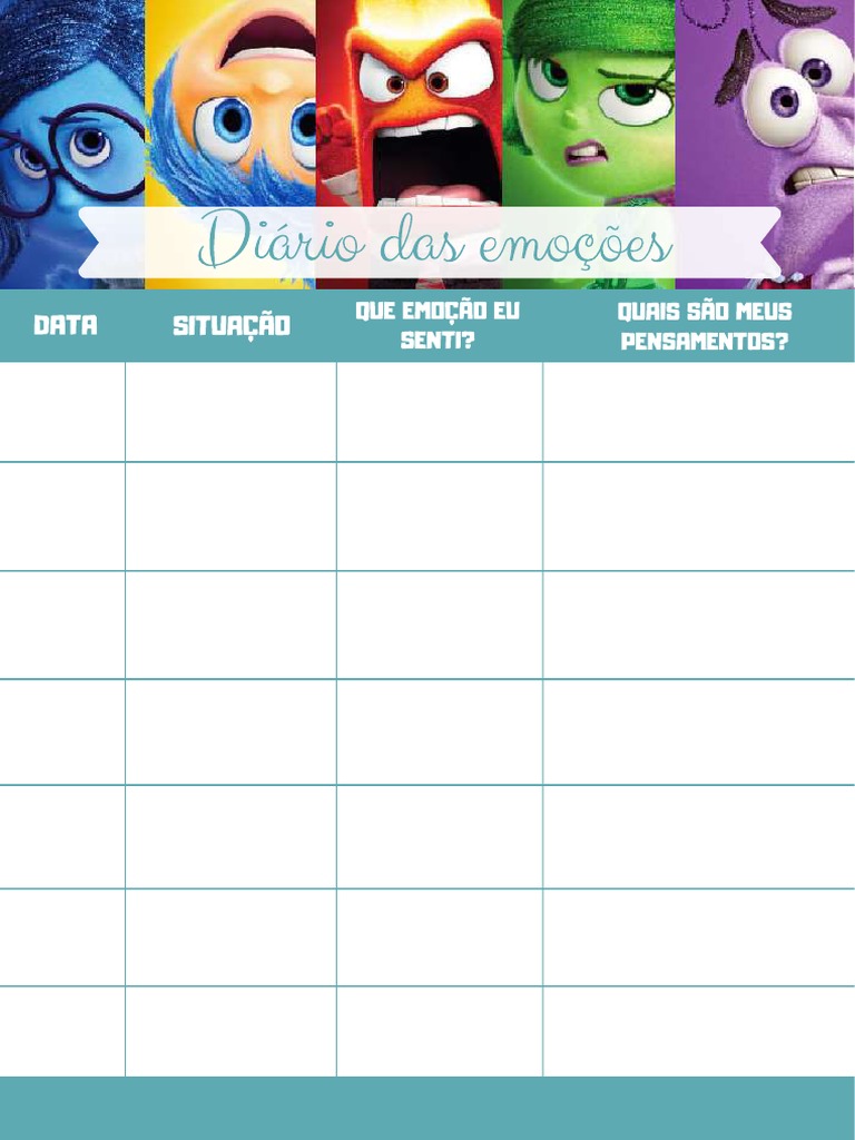 diario das emoçoes | PDF