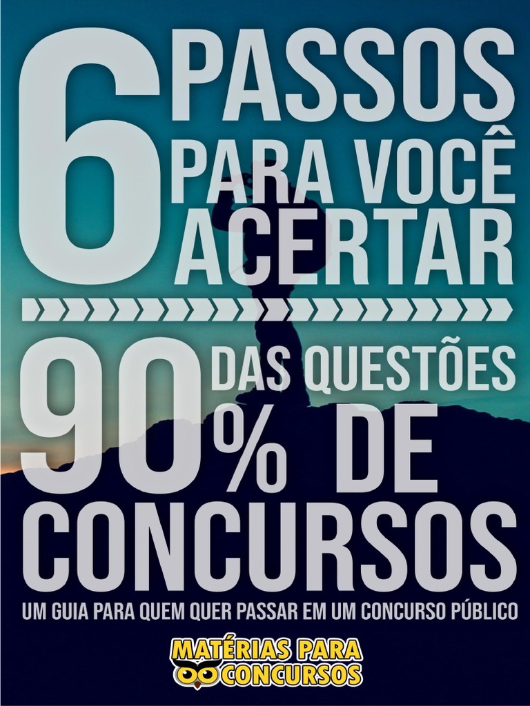 EBOOK 6 Passos para Acertar Questões de Concurso | PDF