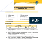 PLAN DE TRABAJO DE TUTORIA DE AULA 2c - 2023 Sandra