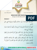 004 Khutbah Jumat BAHASA JAWA DDII Bantul 27 Januari 2023