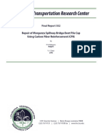 LTRC 12-3ST Final Report 552 Repair of Morganza Spillway Bridge Bent Pile Cap Using Carbon Fiber Reinforcement (CFR)