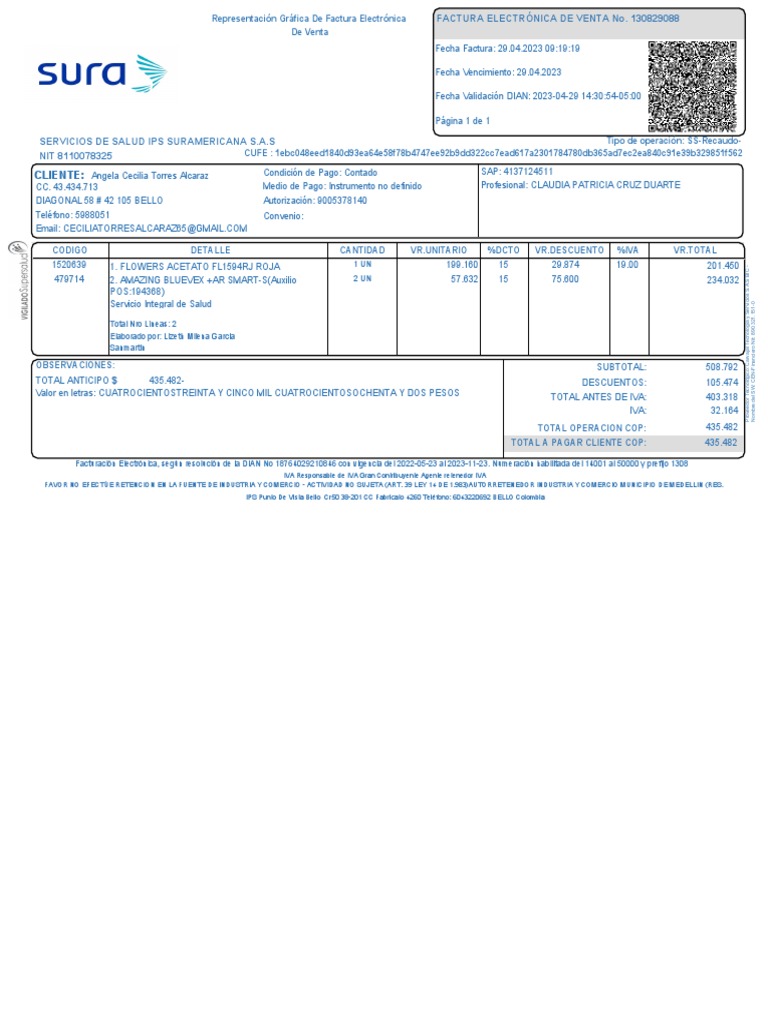 QUE USO DE CFDI ES PARA LENTES visual data 8
