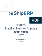 FS-TS - SERP03 Email Address For Shipping Notification