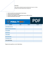 Penalty Box Fitness Member Evaluation