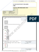 RRB Alp CBT 1 Paper 13 Aug 2018 Shift 03