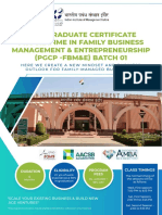 IIM Indore - Post Graduate Certificate Programme in Family Business Management & Entrepreneurship
