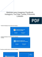 Medidas para Imagenes Facebook, Instagram, YouTube