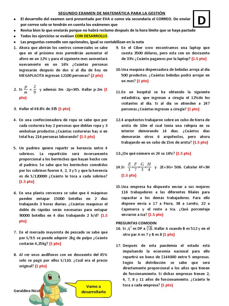 EXAMEN 2D Geraldine Nicole Hidalgo Rojas PDF