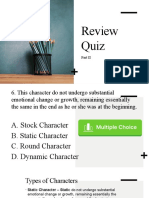 Characterisation Trivia Quiz P2