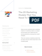 01the 20 Marketing Models That You Need To Know