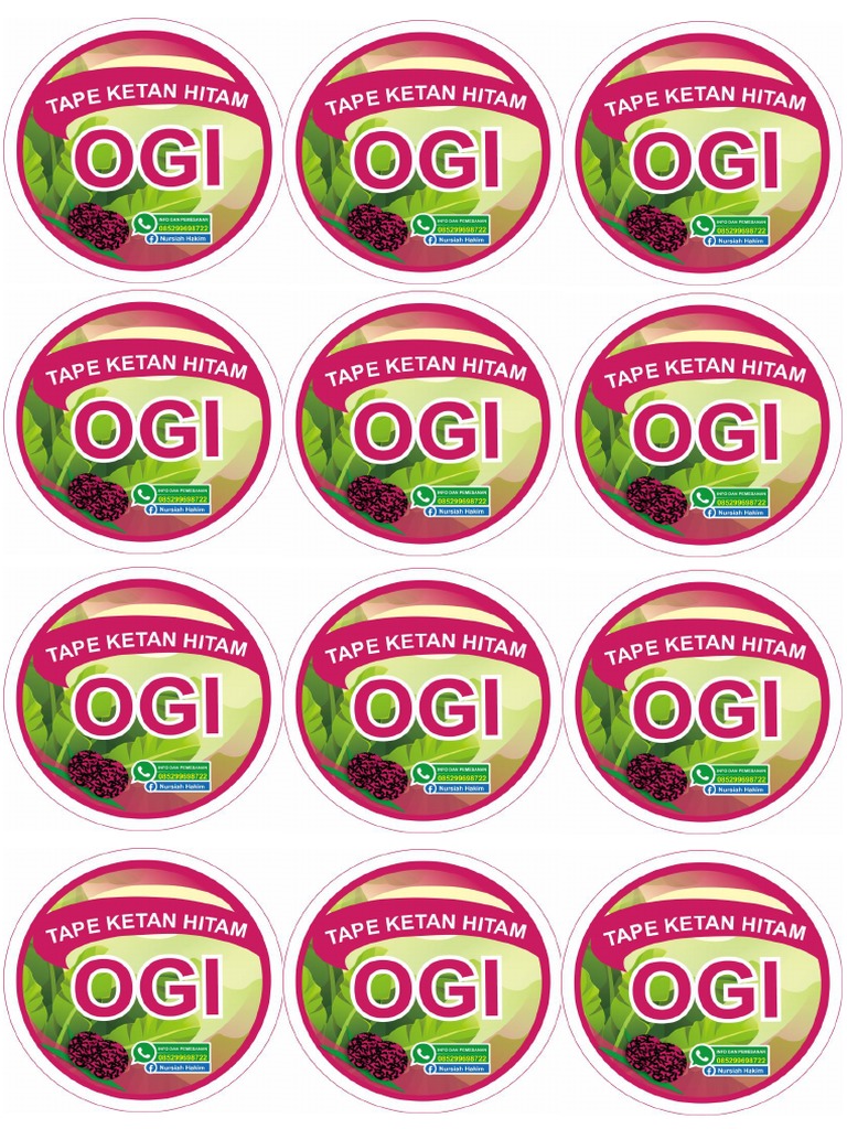 Label Tape Terbaru | PDF