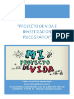 A Proyecto de Vida e Investigacion Psicográfica