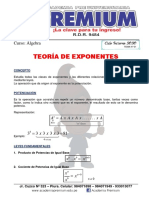 Tema 01 de Algebra Teoria de Exponentes