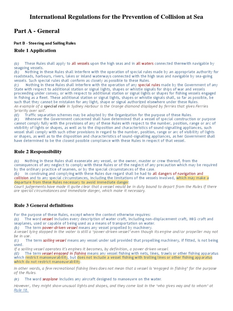 Colregs 2016 | PDF | Traffic | Radar