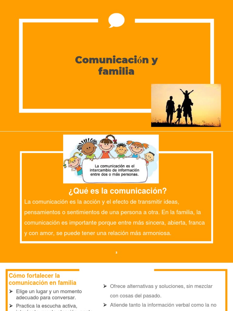 Comunicacion en La Familia | PDF | Comunicación | Ciencia cognitiva