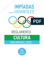 Olimpiadas Estudiantiles Municipales San Miguel 2022 - Reglamento