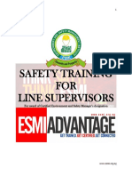 Safety Training FOR Line Supervisors: For Award of Certified Environment and Safety Manager's Designation