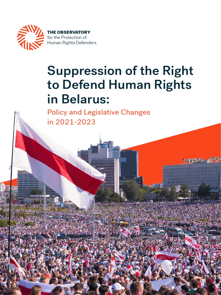 Suppression of The Right To Defend Human Rights in Belarus | PDF