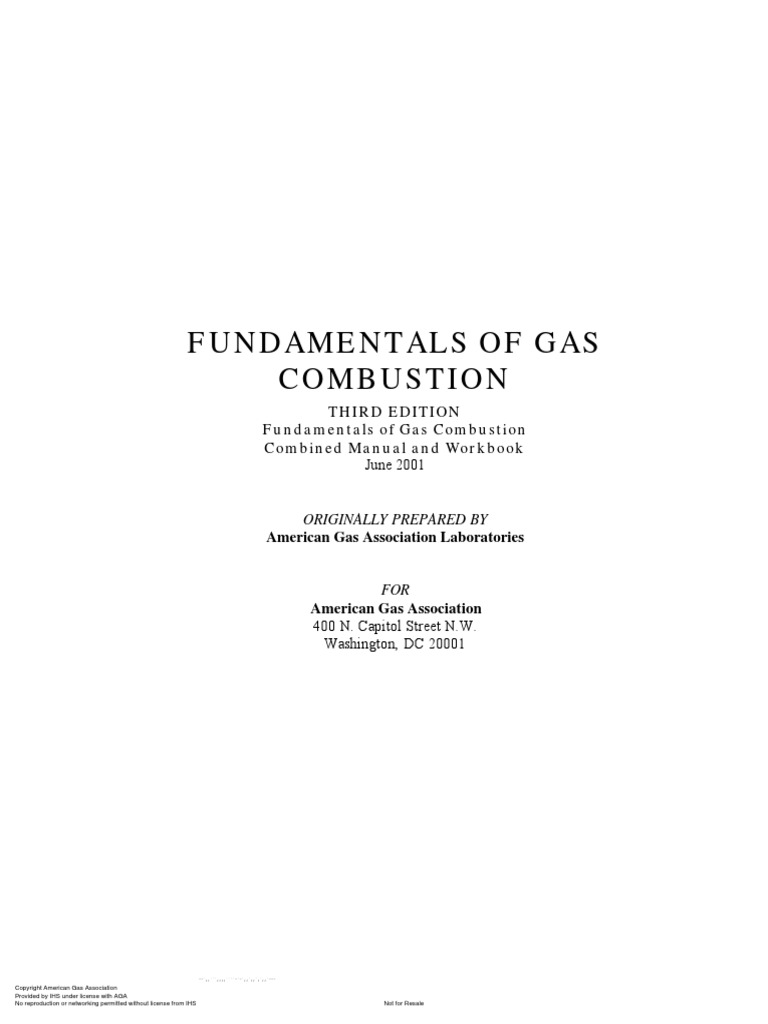 Fundamentals of Gas combustion-AGA | PDF | Natural Gas | Fuels