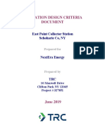 Substation Design Criteria Document: East Point Collector Station Schoharie Co, NY