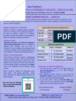 M.Sc. (Microbiology) Entrance Examination-2023-24