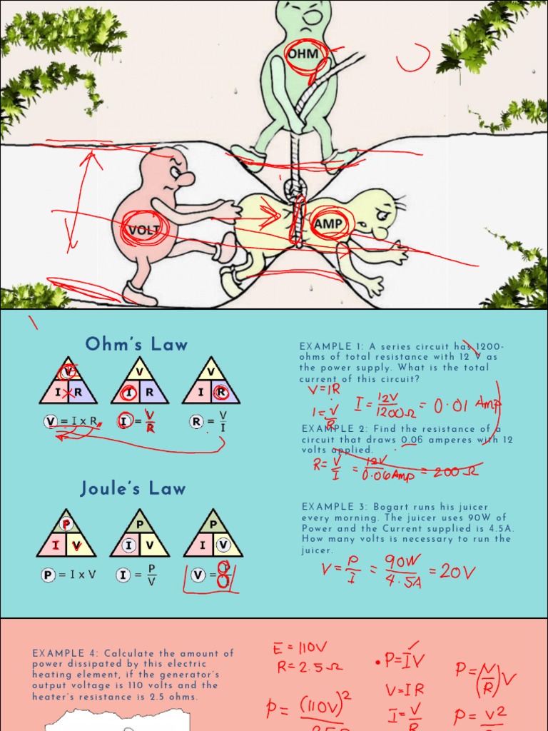 Ohm's Law and Circuit Calculations | PDF | Home & Garden | Science ...