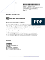 BOGOTA D.C., 30 de Julio de 2023: Radicado N°. 202342401818562 2023 - 07 - 30 06:15:46 Folios: N/A (WEB) Anexos: 3