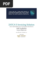 ZATCA E-Invoicing Customized Solution in SAP ECC - S4HANA