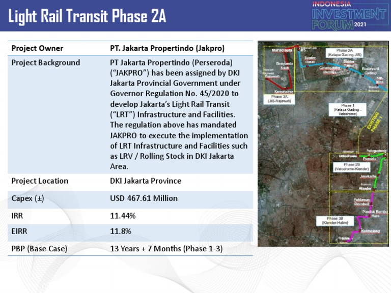 Jakarta LRT Infrastructure Overview | PDF