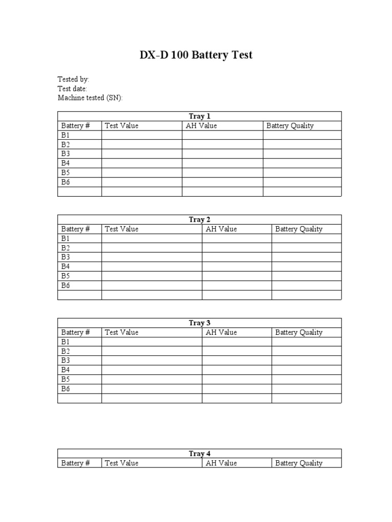 DX100 Battery Test PDF